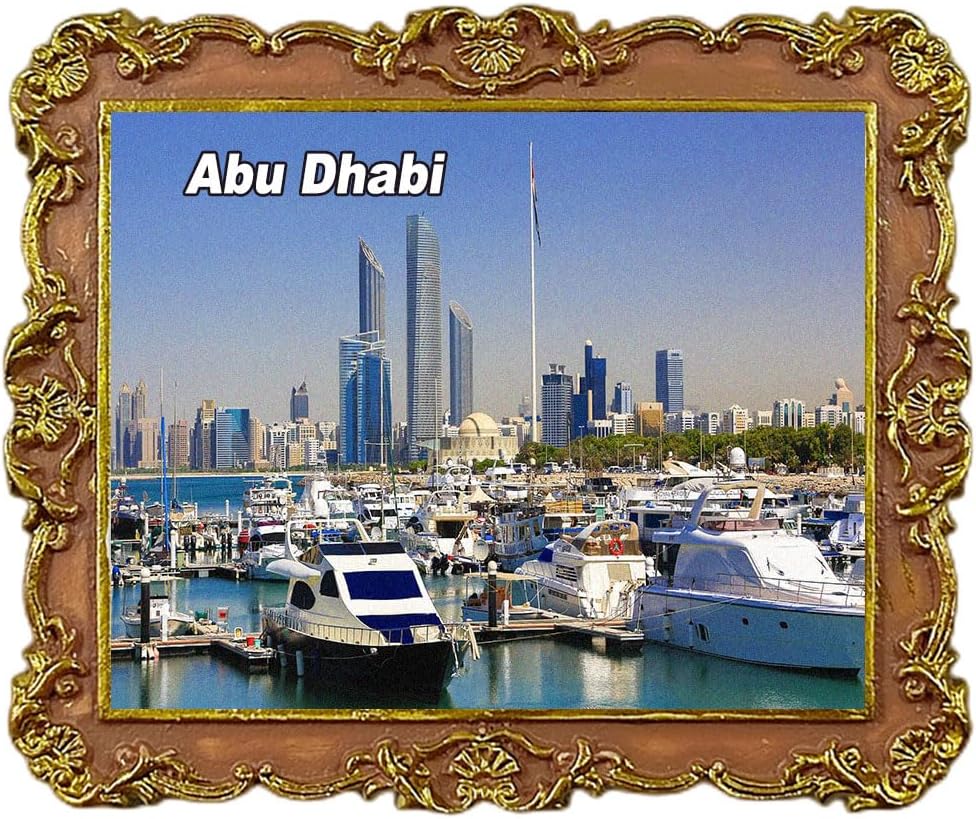 Abu Dhabi United Arab Emirates Tourist Souvenirs Refrigerator Magnet Fridge Decoration Magnet