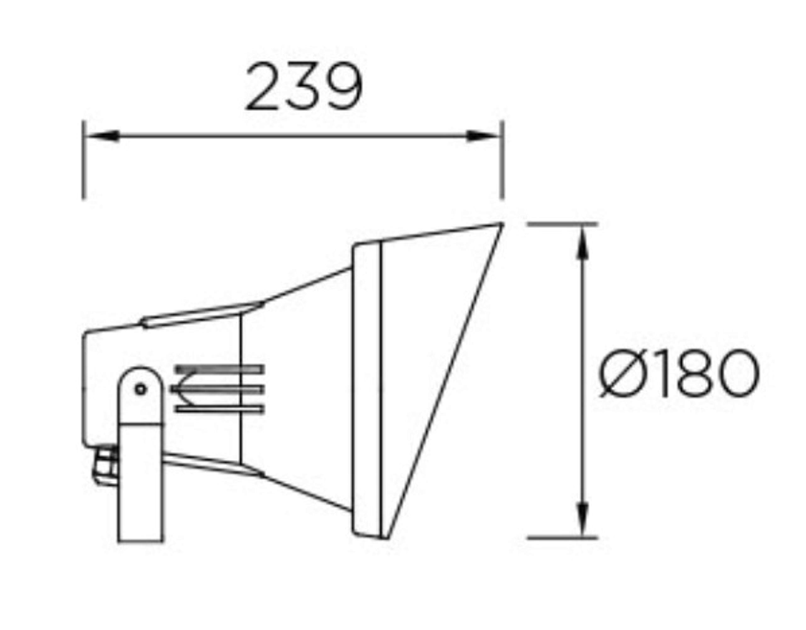 LEDS·C4 Proyector Exterior LED IP65 Cube 33,5W 4000K 3227 Lúmenes – Foco Orientable de Aluminio en Gris Urbano para Jardín, Fachadas y Espacios Exteriores