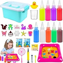 Vibbang Magic Water Elf Toy Creative 3D Aqua Gelz Set, Magic Water Elf, DIY Colorful Sea Creature, Educational Hand Made Water Toy for Boys Girls (A)