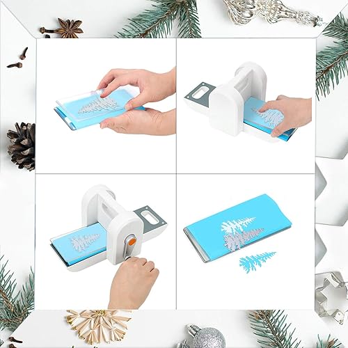 Miniatura 3 de 17 troqueles de corte de árbol de Navidad, troqueles de plantas para hacer tarjetas, Acción de Gracias, Navidad, álbumes de recortes, troqueles para