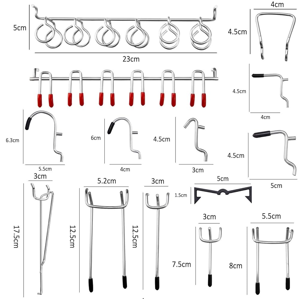 Amazon | パンチングボードフック Artilee 有孔ボード 吊り下げ