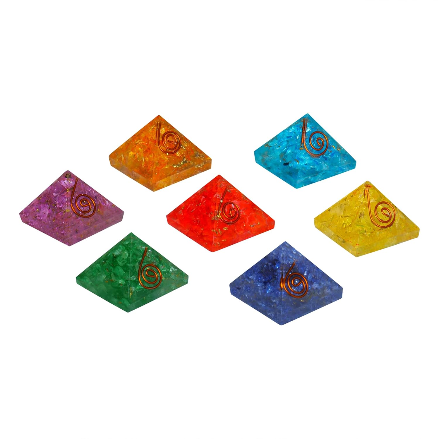 PYOR Chakra Pyramid Seven Chakra Pyramid Crystal