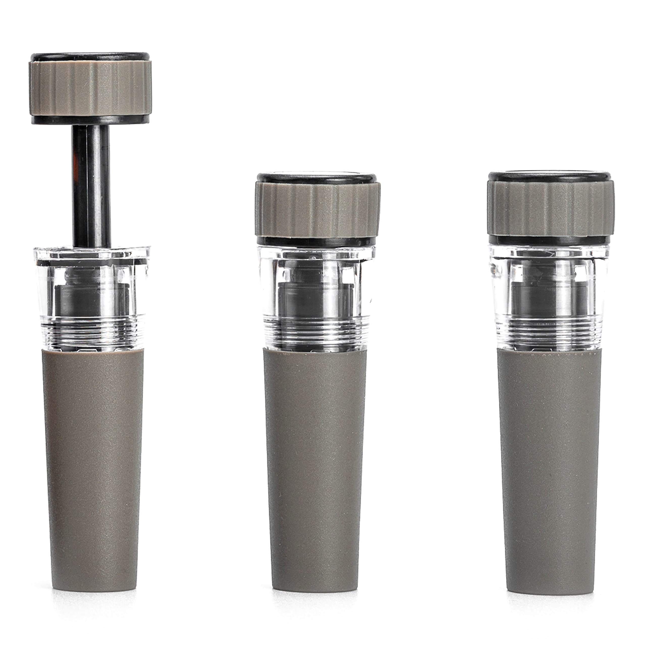 CORK GENIUSCork Genius Wine-Saving Vacuum Sealers - Pocket-Sized, Vacuum Sealers for Wine Bottles - Airtight Wine Sealers for Saving Wine - Leak and Spill Resistant Wine Savers - Quick and Easy-to-Use (3 Pack)