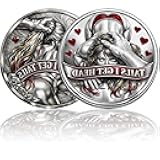 Valentine's Day Gift,Heads I Get Tail/Tails I Get Head, Funny Heads and Tails, Double-Sided Lucky Token, Decision Coins for Couples, Humor Prank Gift for Adults Date Night Ideas