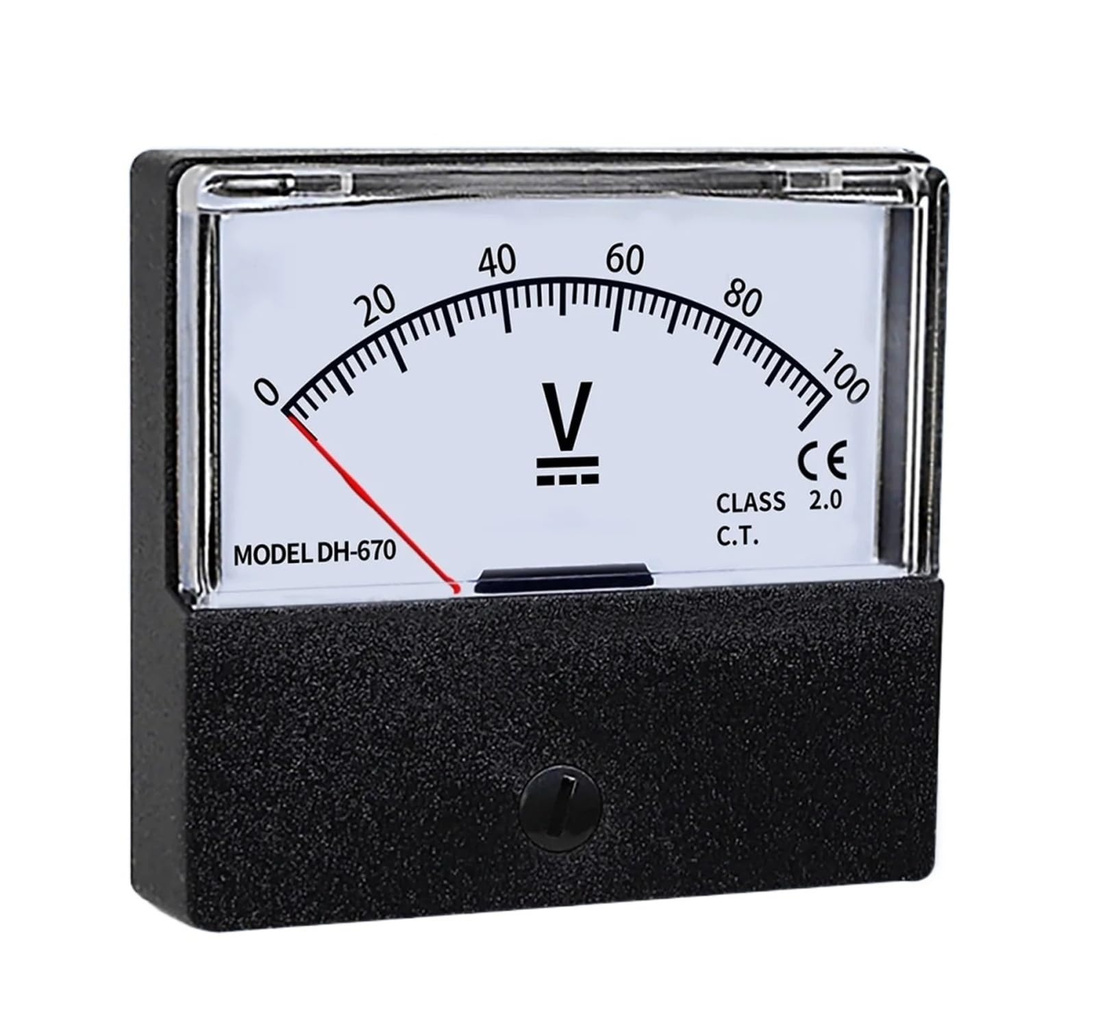 WCNGRFRNB Square pointer type DC AC Meter DC/AC Voltmeter Pointer Instrument(50V,DH670 AC)