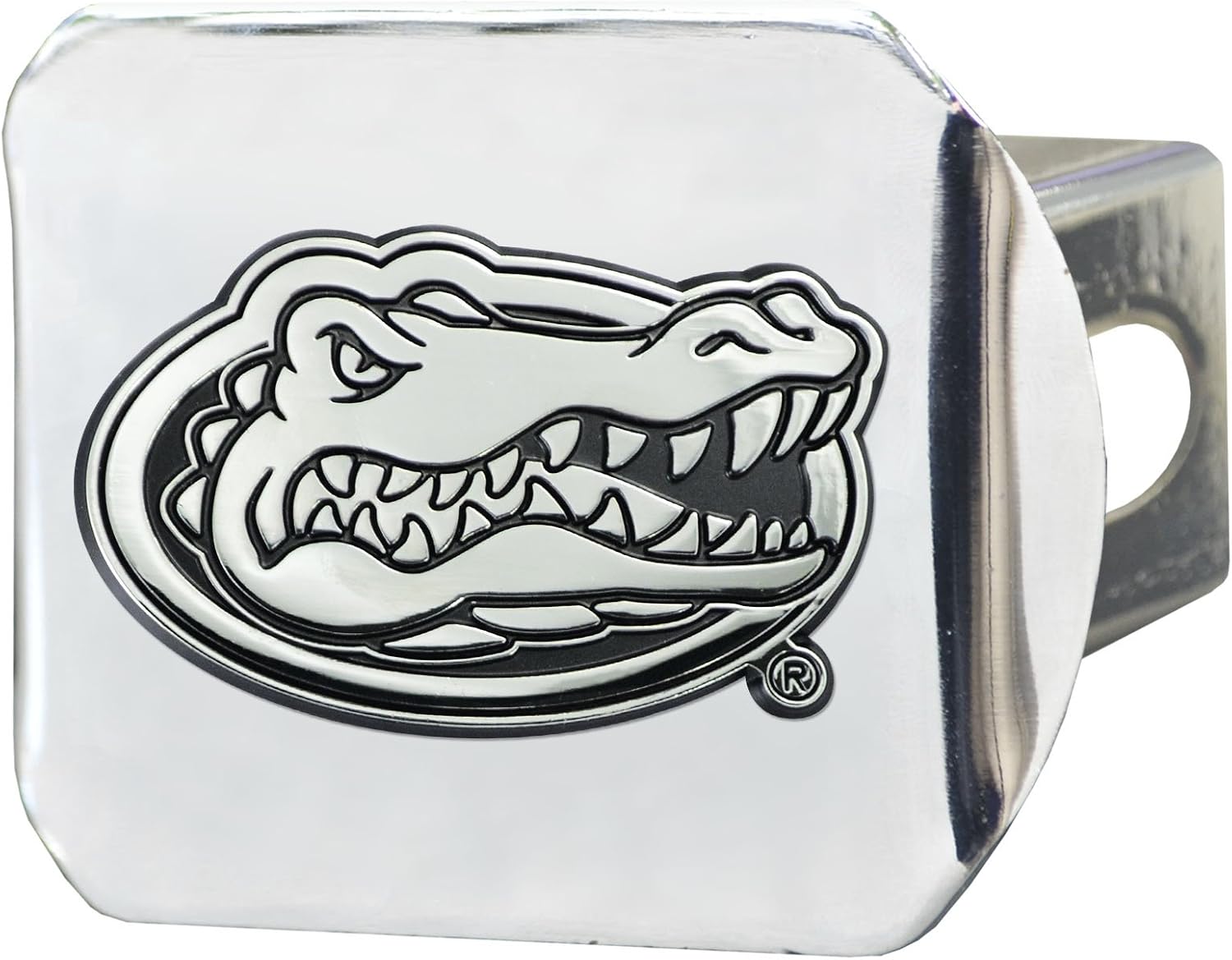 FANMATS - 14984 NCAA University of Florida Gators Chrome Hitch Cover 3.4"x4"