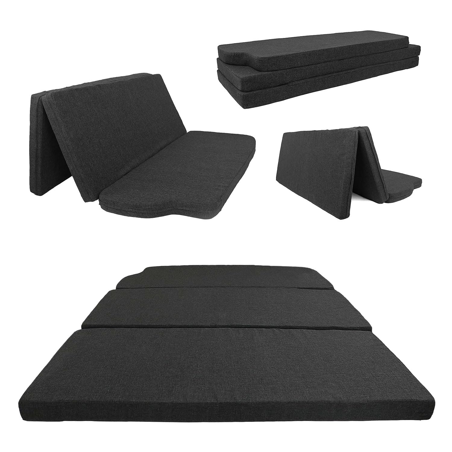 CHROMEMASTER | Compatible con Volkswagen VW T5, T6, T6.1 California en la versión con Cocina móvil | Colchón para Coche, colchón Plegable, colchón portátil | Accesorio útil para la Autocaravana