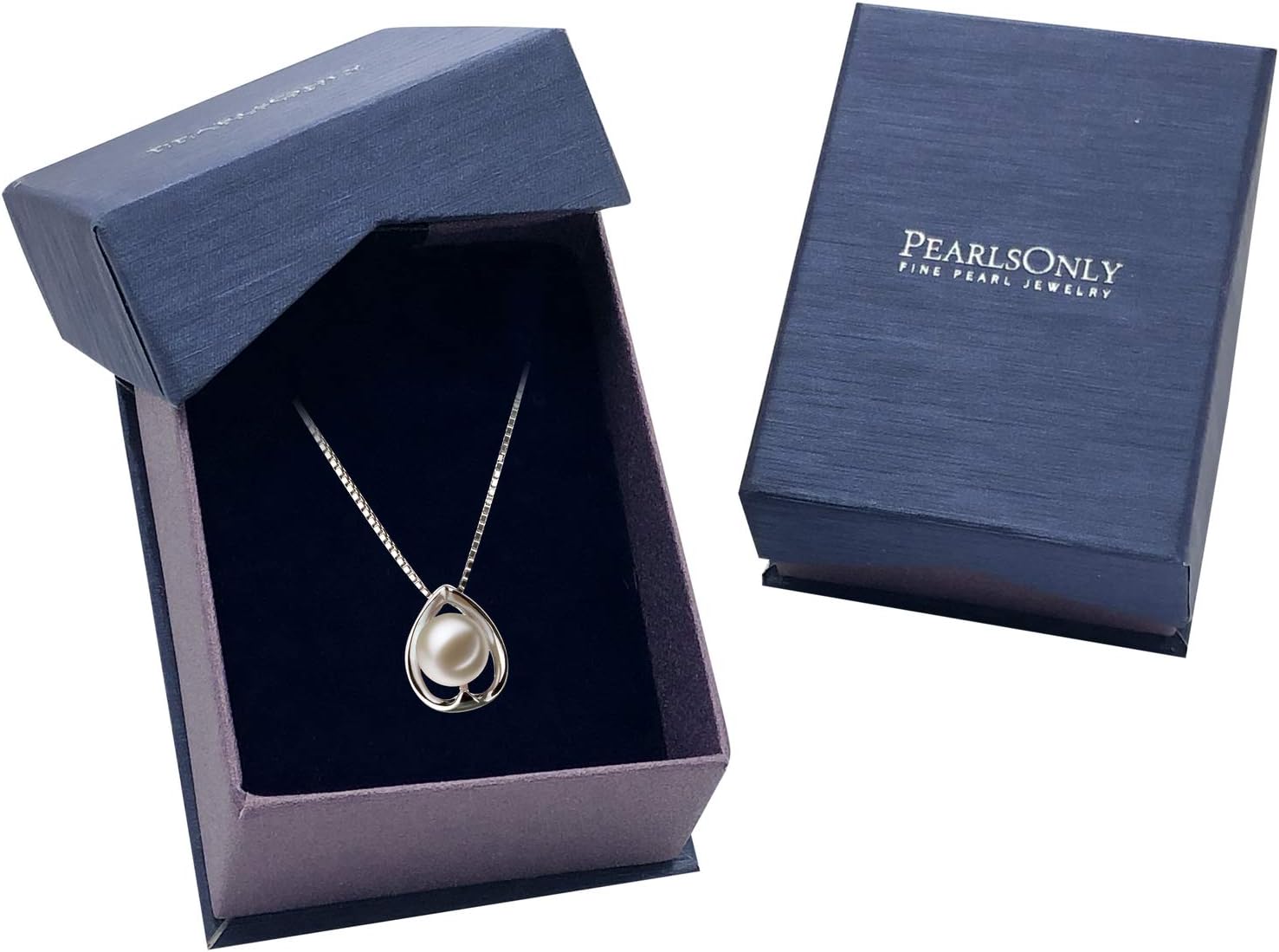 Amanda White 6-7mm AAAA Quality Freshwater 925 Sterling Silver Cultured Pearl Pendant For Women