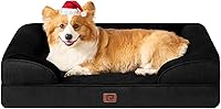 Vista 167 de EHEYCIGA - Cama ortopédica para perro grande, impermeable, de espuma viscoelástica y espuma tipo caja de huevos, bordes elevados, antideslizante