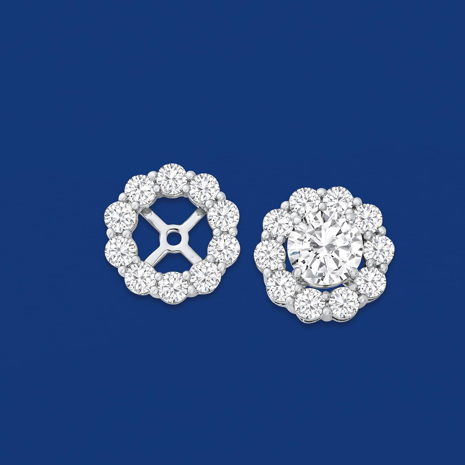 Ross-Simons Diamond Earring Jackets in 14kt Gold I-J Color I2 Clarity