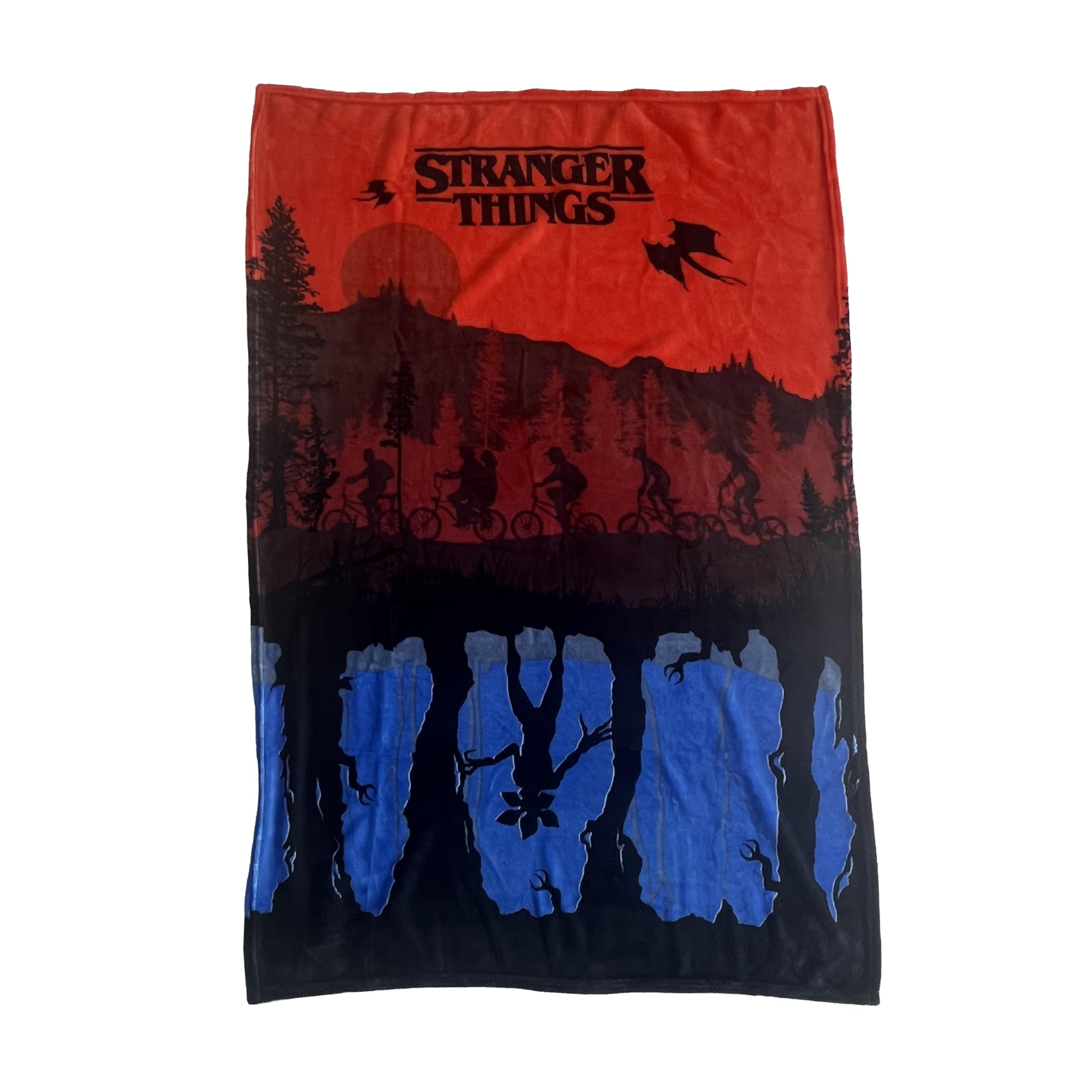 Character World Official Stranger Things Fleece Blanket | Super