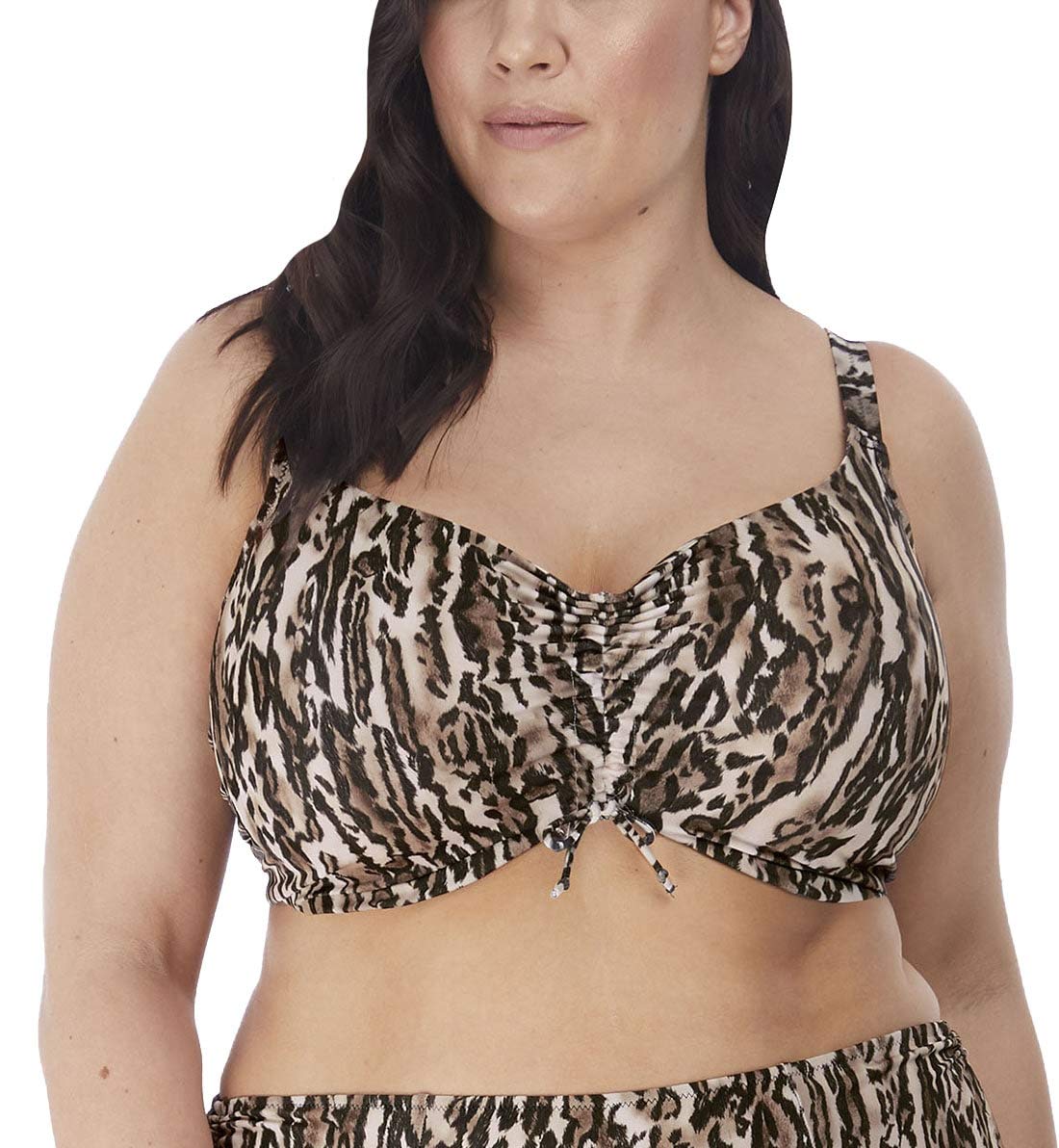 Haut de bikini Elomi Fierce 42F noir avec armatures réglables