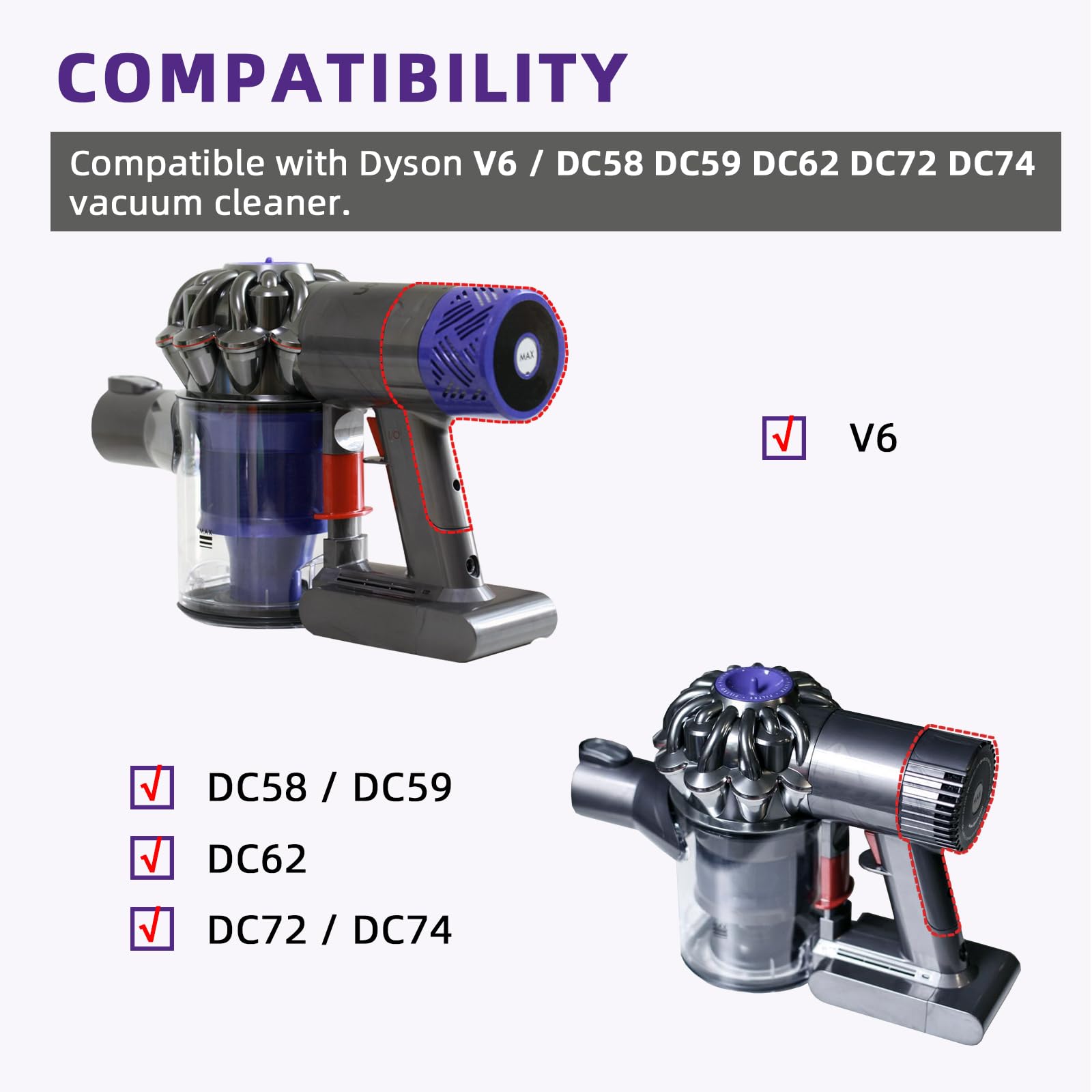 Amazon.co.jp: HomeParts ダストビン 蓋 交換用 ダイソン V6 DC58 DC59 Amazon.co.jp: HomeParts ダストビン 蓋 交換用 ダイソン V6 DC58 DC59