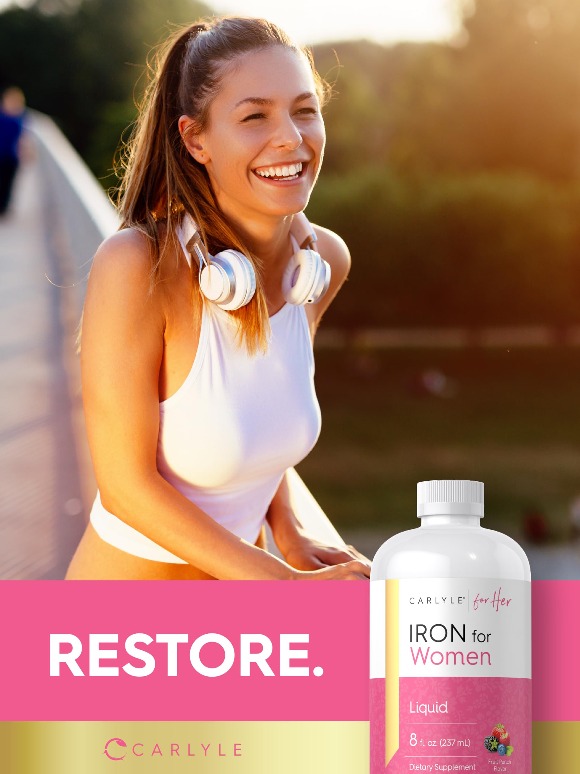 Carlyle Liquid Iron Supplement for Women | 8 fl oz — Amazon image 7