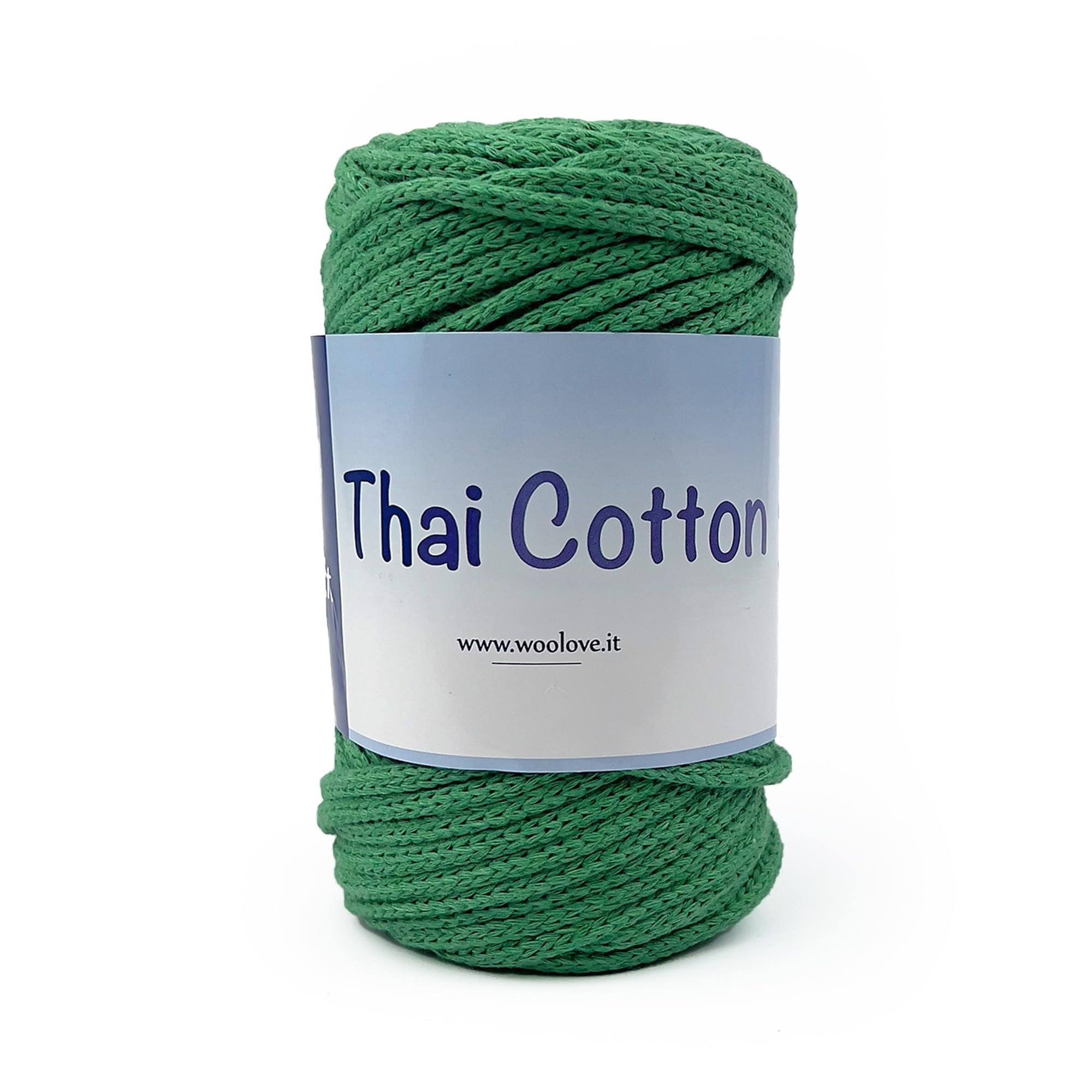 Woolove Nastro In Cotone Thai Cotton Da 750gr: Fettuccia Morbida Per Uncinetto, Cestini E Borse Fai Da Te