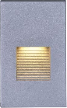 Nuvo Lighting 65/409 Transitional LED Step Light in Gray Finish, 5.00 inches