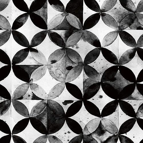 Miniatura 5 de RoomMates RMK11353RL Paul Brent - Papel pintado para azulejos marroquíes, color negro