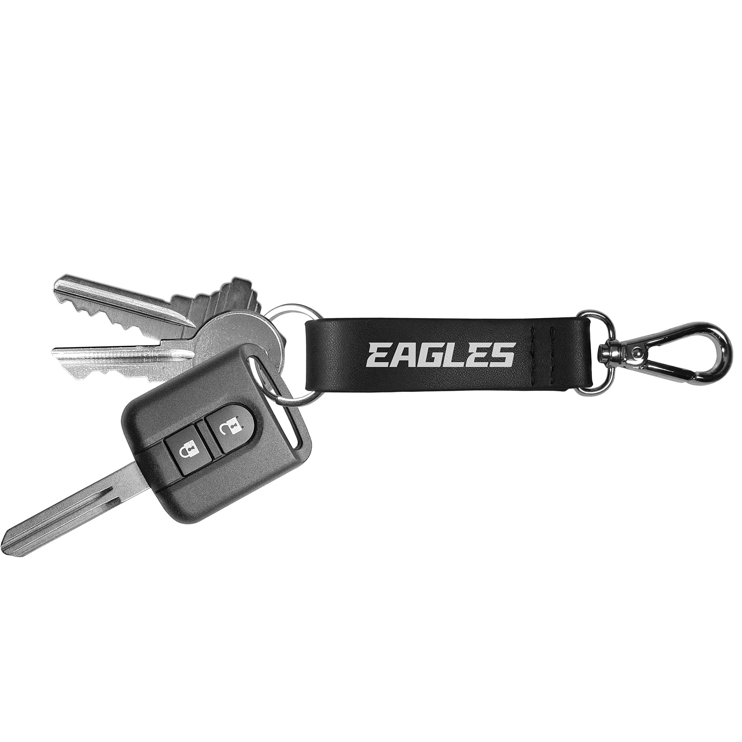 NFL Siskiyou Sports Fan Shop Philadelphia Eagles Black Strap Key Chain One Size Black