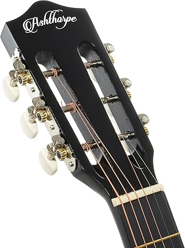 Miniatura 79 de Ashthorpe - Paquete de guitarra acústica para principiantes de 38 pulgadas (ámbar sunburst), kit básico de inicio con bolsa de concierto, cuerdas