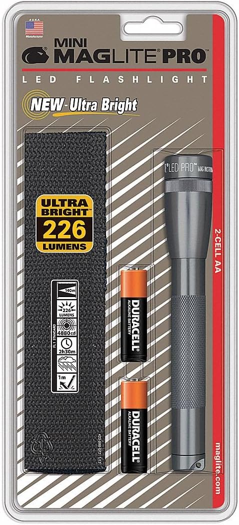 Maglite Flashlight 226 Lumens Aa Gray