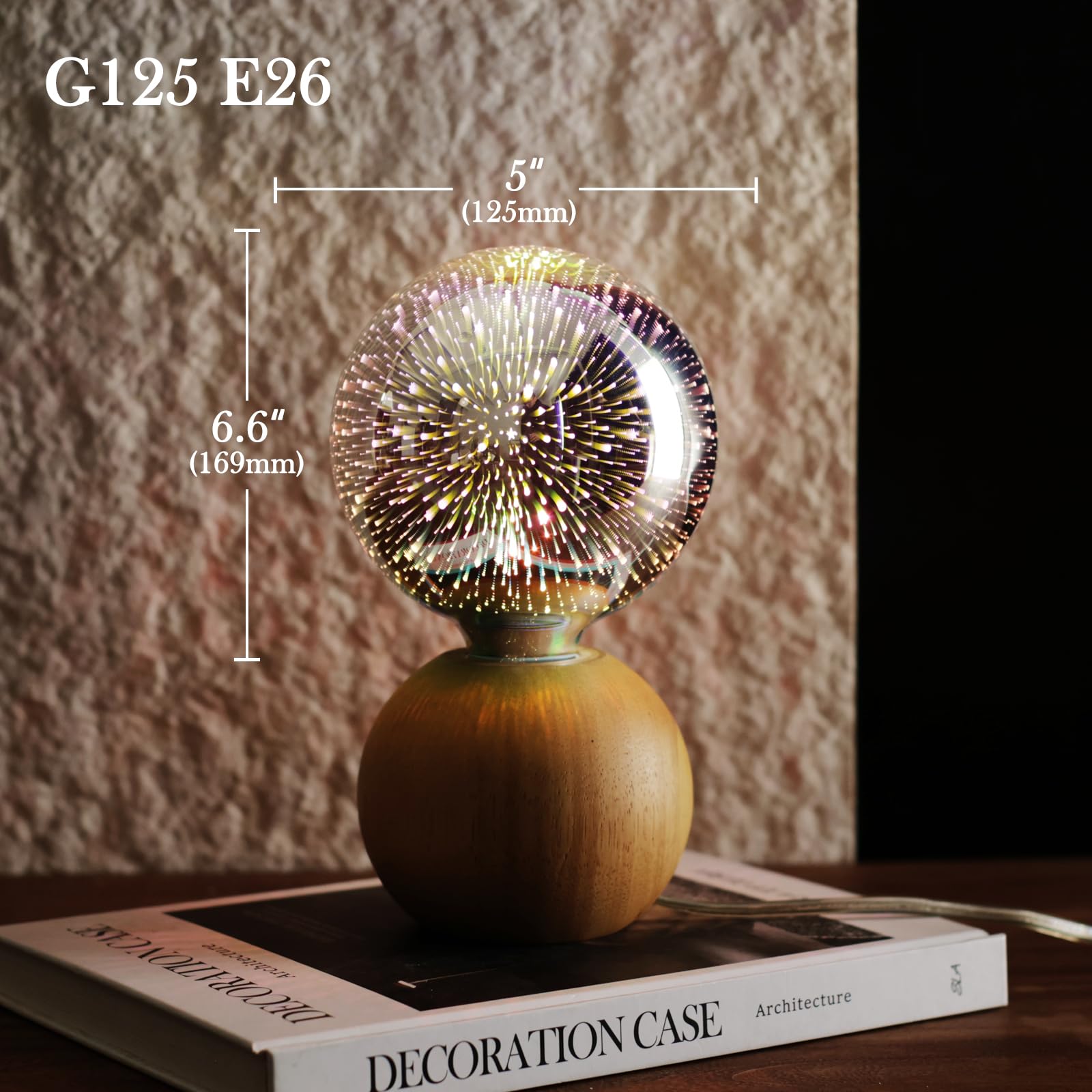 ☺︎　新品　FIMO bulbs デザイナーズライト　12個セット Porseme 3D Fireworks Decorative Light Bulb, E26 Base, 7W, AC100