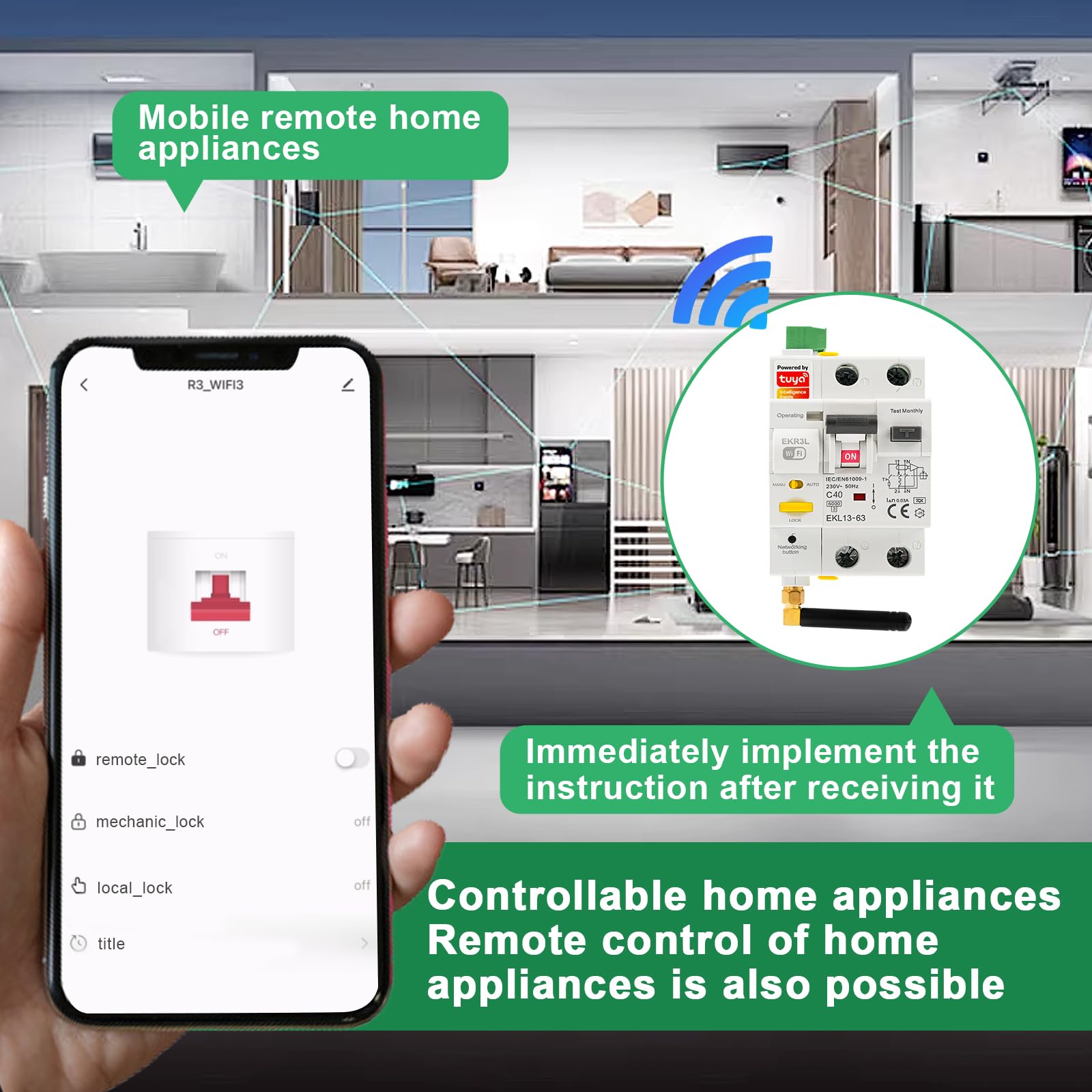 Interruttore Magnetotermico TOMZN 63A 110V 230V WIFI Smart Switch smartlife Kwh Misurazione Interruttore Automatico Temporizzatore con tensione di corrente e protezione dalle perdite Interruttore Magn Interruttore Magnetotermico TOMZN 63A 110V 230V WIFI Smart Switch smartlife Kwh Misurazione Interruttore Automatico Temporizzatore con tensione di corrente e protezione dalle perdite Interruttore Magn