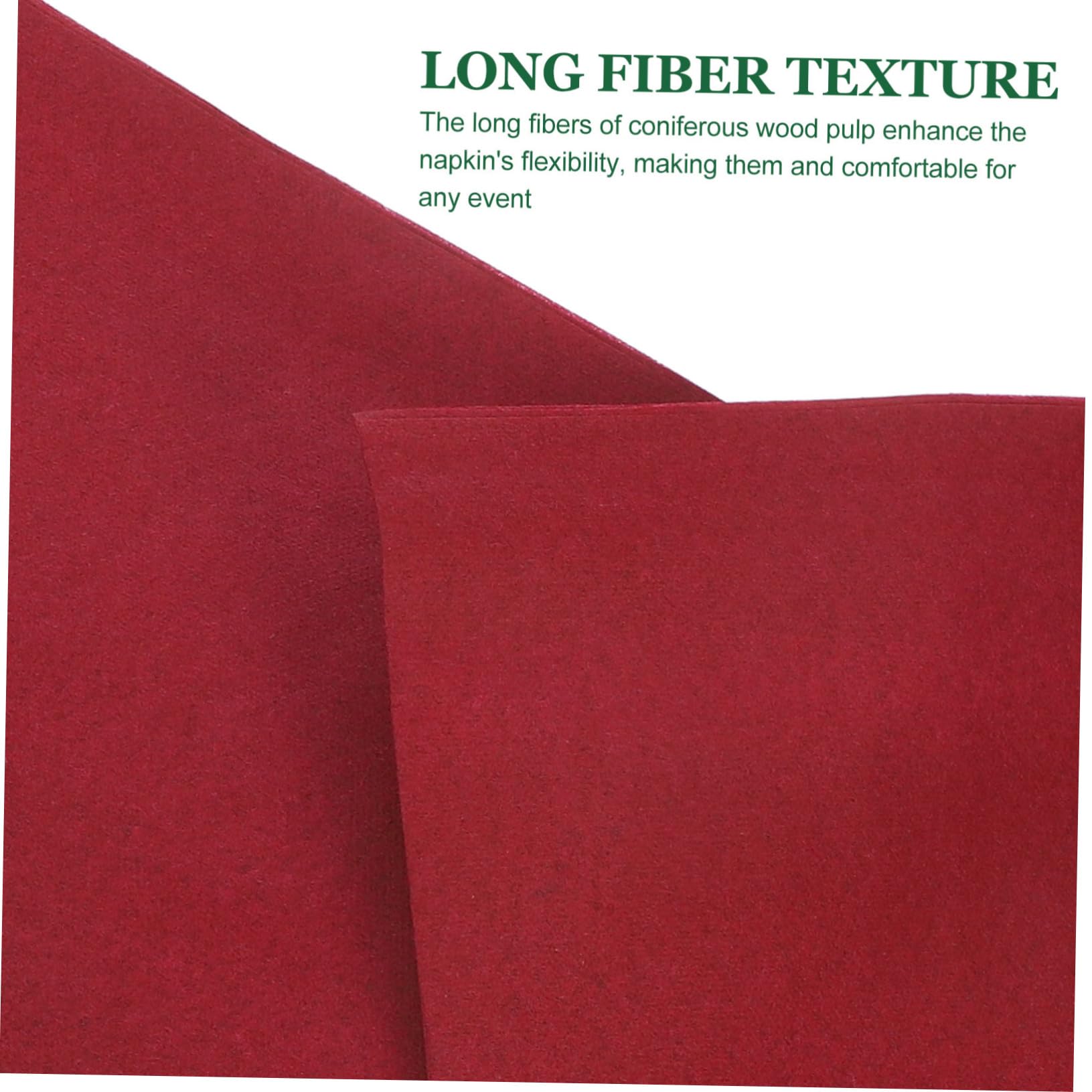 50 Pcs Servilletas de Papel Desechables de Pulpa de Madera para Bodas y Eventos, Textura Suave y Reciclables