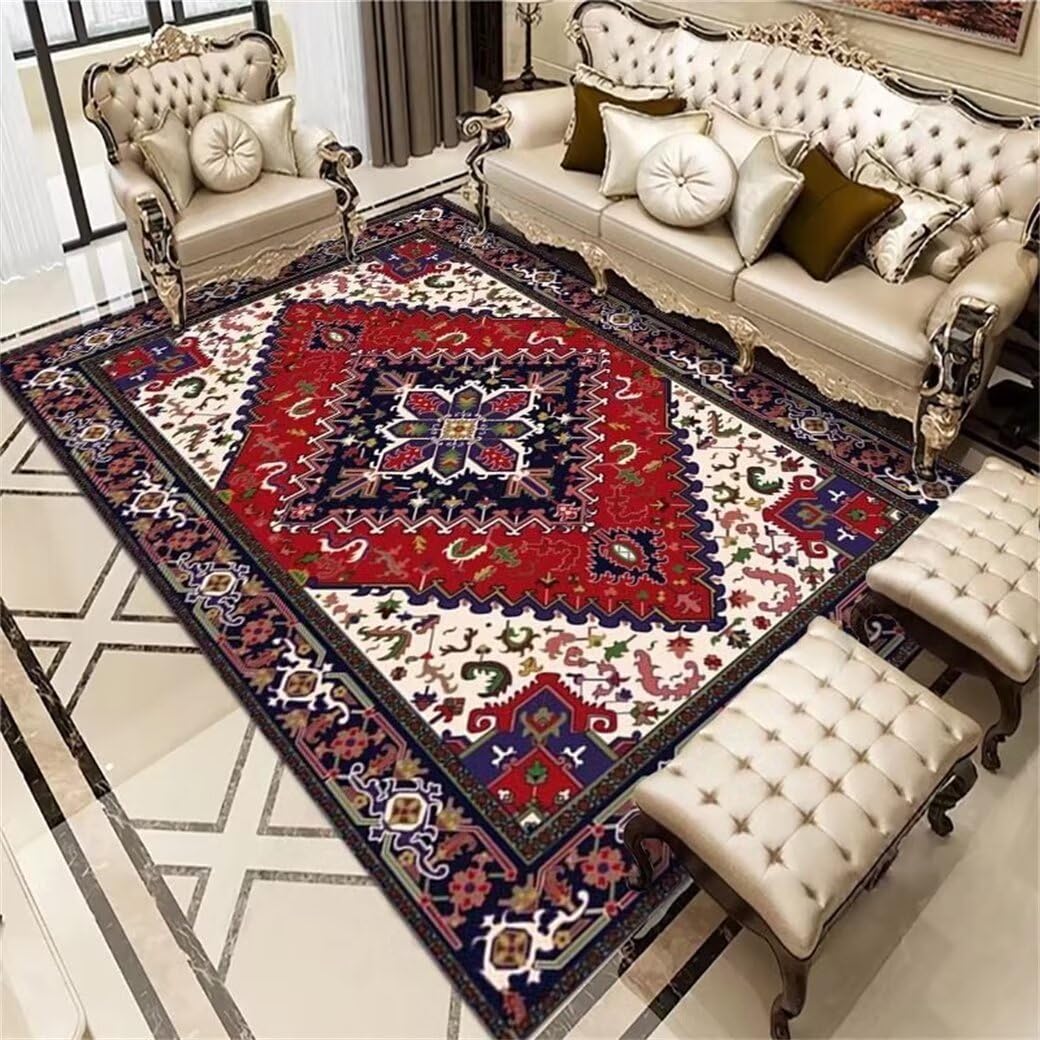 Tapis chambre bebe et fille ado 160x210 grand tapis salon rouge