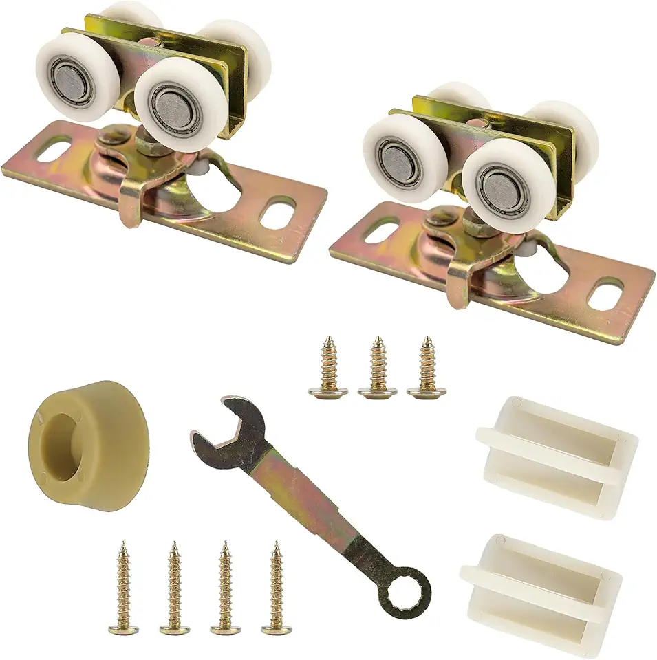 RV Quad Roller Hangers — 2-Pack, Fits Johnson Tracks