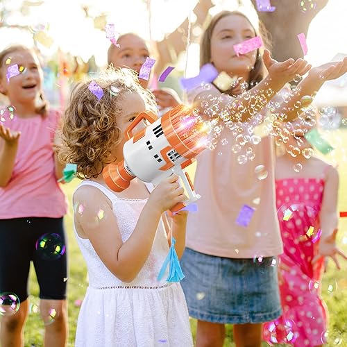 Miniatura 6 de Pistola de burbujas de 108 agujeros (azul)