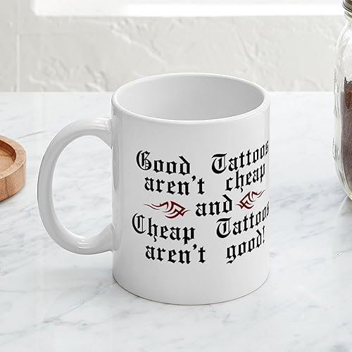 Miniatura 5 de CafePress Good Tattoos - Taza de café de cerámica (11 oz)