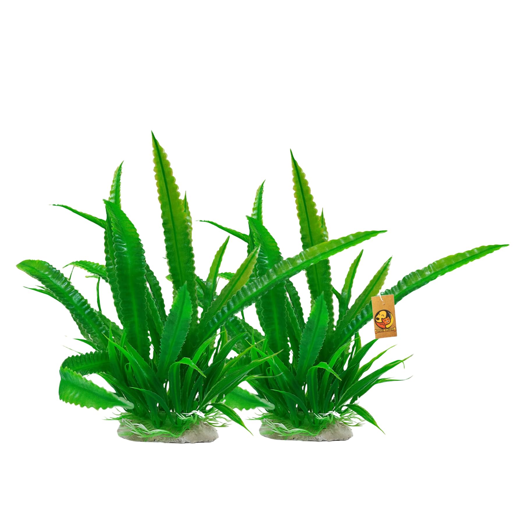Foodie Puppies 8inch Aquarium Artificial Plastic Plant - (Long Leaves Plant, Set of 2) Resin Base Decor for Aquarium, Home Decor, Room, Living Room Table, Decoration Plants | (Colour May Vary) (B09V7WBF1K) Amazon Price History, Amazon Price Tracker