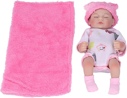 LiebeWH Juego de muñecas de bebé recién nacido de 10 pulgadas, muñecas de bebé recién nacidas lavables emulacionales suaves para dormir, juguetes