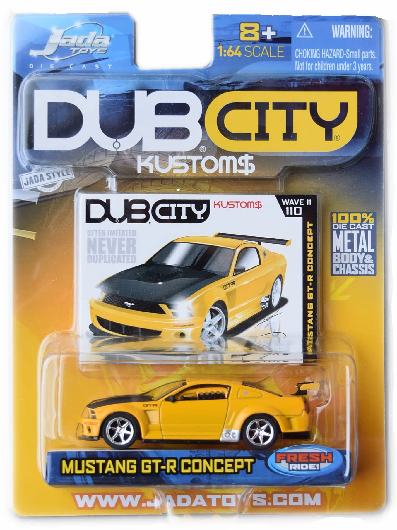 Jada Mustang GT-R Concept, Dub City : Amazon.sg: Toys