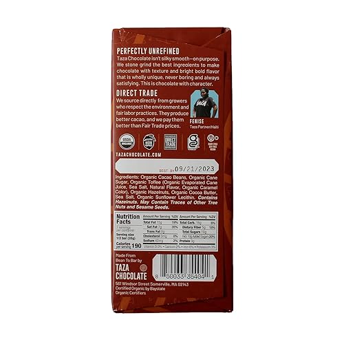 Miniatura 11 de Taza Chocolate Paquete variado de barras de chocolate negro orgánico Seriously Good, 2.5 oz (4 unidades), vegano