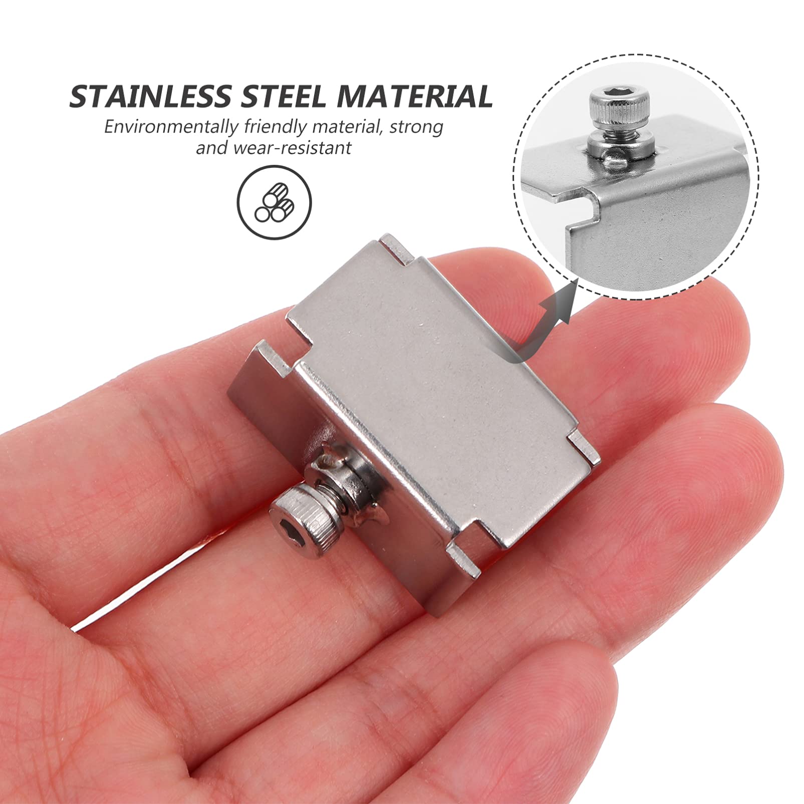 Mobestech 12stücke Glasbett-clips Drucker Verstellbare Halterungen Für Heizbett-glasplatten Praktische Zubehörteile Für Verschiedene Drucker Optimal Für Unterschiedliche Anwendungen