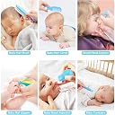 HURRYSHOPPY 10 Piece Baby Care Grooming & Healthcare Kit for New Born With Nail Clippers, Thermometer, Hair Brush, Scissors, Nasal Aspirator Safe & Portable Baby Essentials for Infant & Toddler Gift (Pink) gallery image