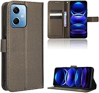 Vista 33 de Case for Honor X7a - Funda de piel sintética con tapa para Honor X7a RKY-LX2, color marrón