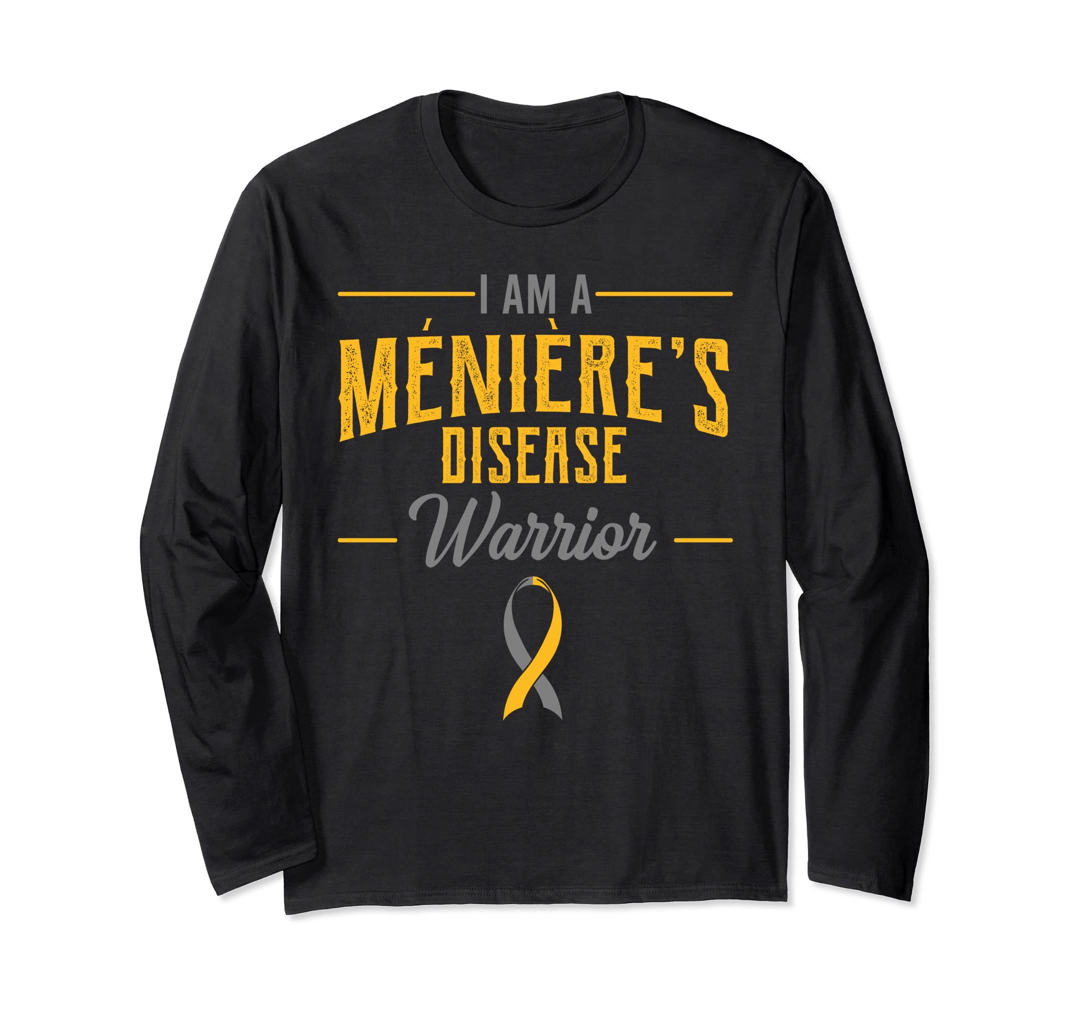 Meniere's Syndrome Warrior Idiopathic Endolymphatic Hydrops Long Sleeve T-Shirt
