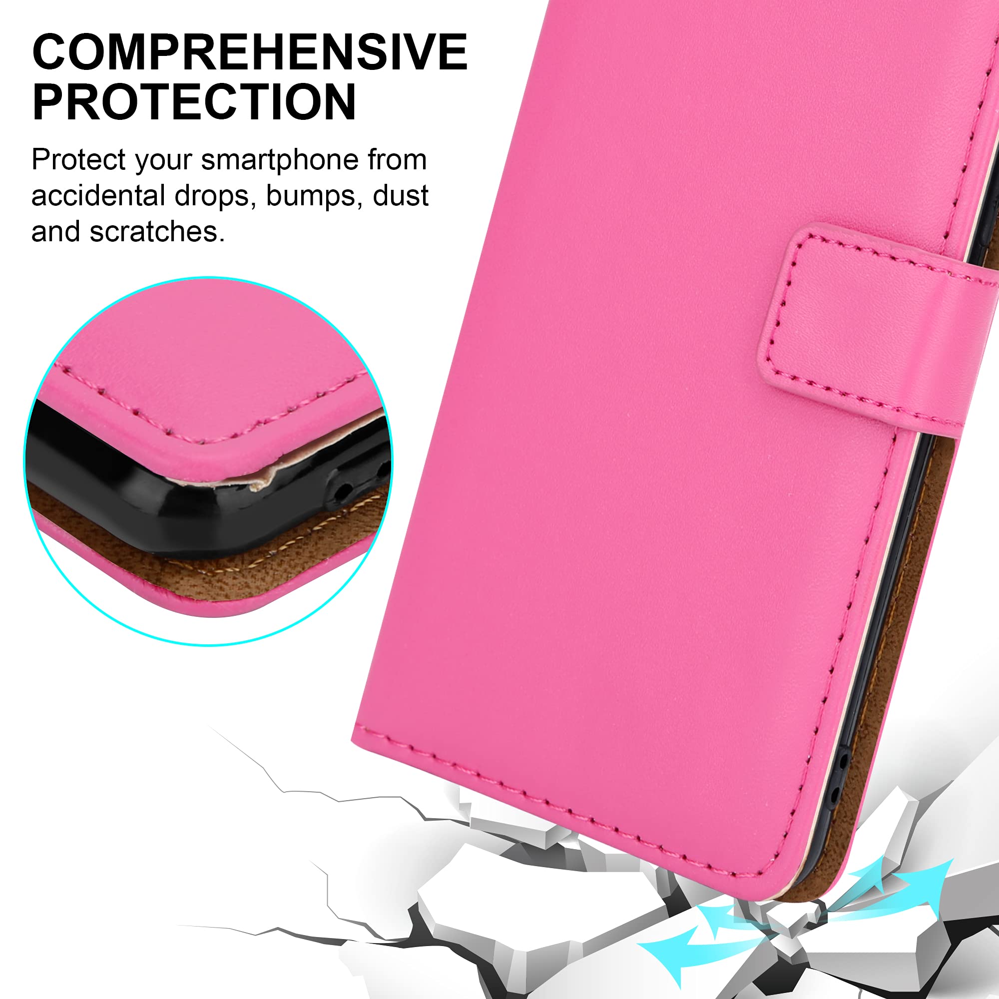 Case For Motorola Moto E7i Power XT2097 Leather Magnet Flip Wallet Phone Cover - Picture 21 of 36