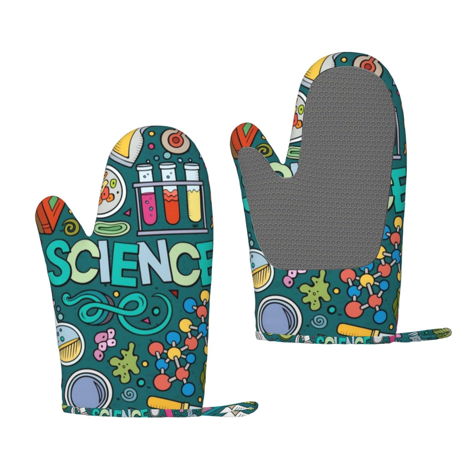Gants de four silicone étanche contre les brûlures de cuisson et micro-ondes