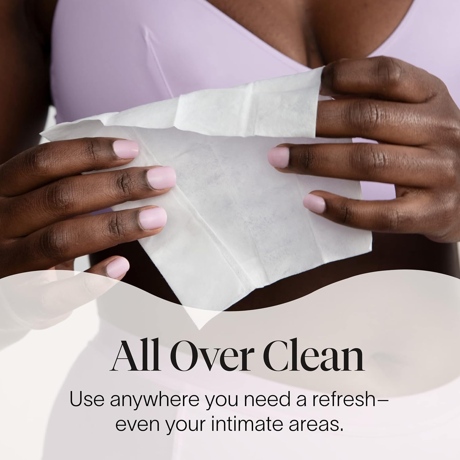 Cora Body Cloths | Cleansing Wipes | Lavender Scent | Individually Wrapped Sachet | All Over Refresh | Intimate Areas | Moisturizing and Hydrating | pH Balance | Soothing Aloe | Packaging May Vary (18 Count) : Health & Household