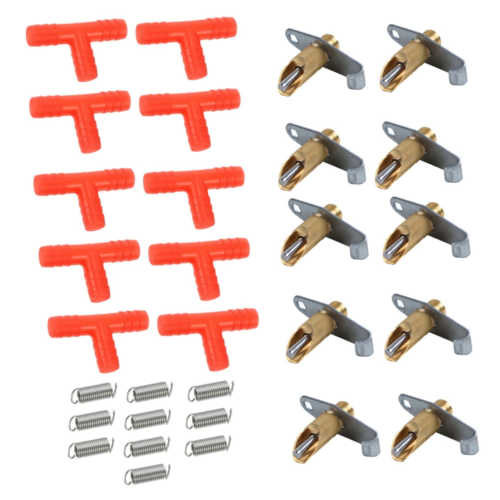 Abaodam 10pcs Rabbit Waterer Automatic Drinking System for Rabbits Pigeons Foxes Otters Safe Plastic Material Sealant for Clean Water