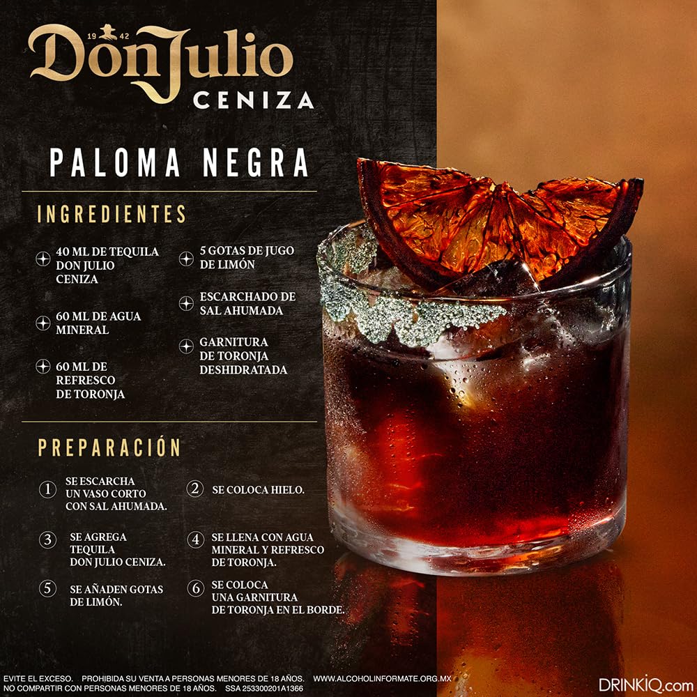 Don Julio, Tequila Añejo Oscuro Edición Especial Ceniza 700 ml