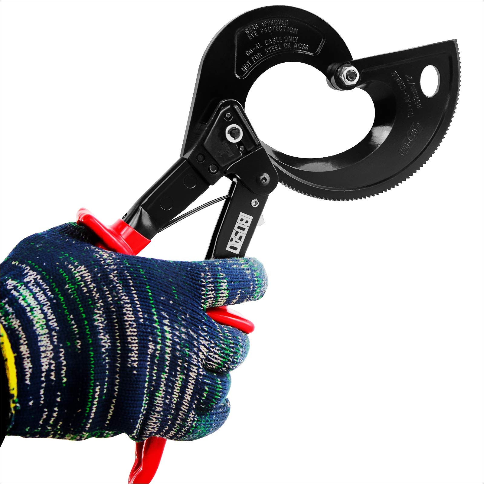 Buy IBOSAD Ratchet Cable Wire Cutter up to 1000 mcm Heavy Duty Aluminum