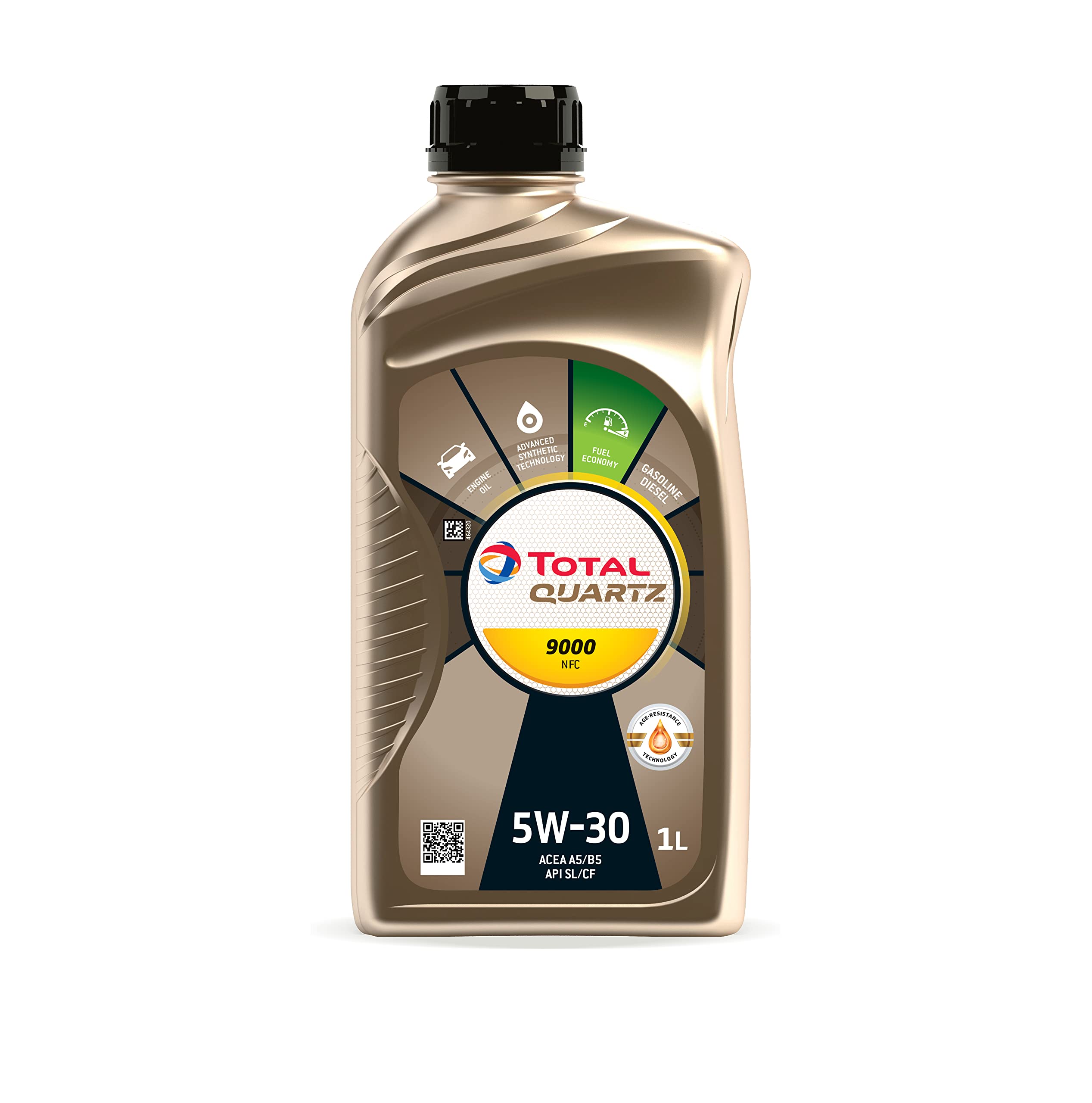 Buy TOTALENERGIES - 5W30 Engine Oil - Quartz 9000 NFC - ACEA A3/B4, API ...