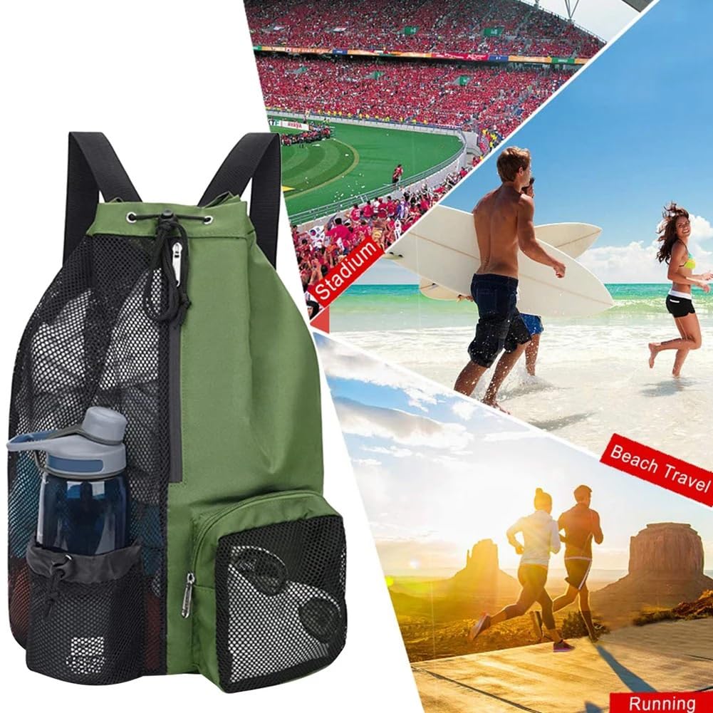 Dry Bag Borsa da Palestra Sportiva con Coulisse, Zaini portaoggetti da Spiaggia con Tasche bagnate, Maglia Spessa, Leggera e Confortevole Zaino Impermeabile(Pink)
