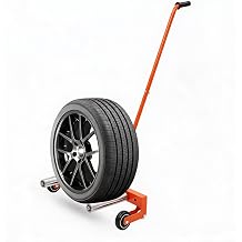 350LBS Heavy-Duty Tire Dolly, Adjustable Wheel Dolly for Moving Hand Cart