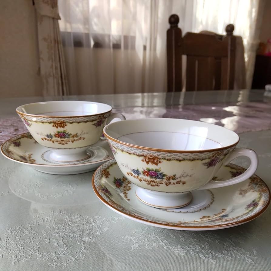 Amazon.co.jp: オールド ナルミ カップ&ソーサー ペア バラの