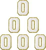 Vista 121 de 6 piezas de parches de letras de chenilla autoadhesivas, parches de letras preppy de 2 pulgadas para bolsos, ropa y sombreros, grandes pegatinas